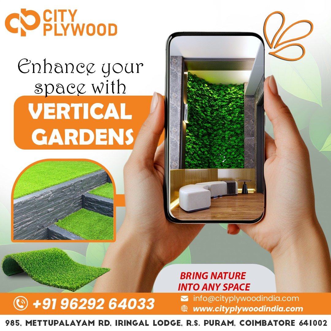 Artificial Vertical Garden Supplier in Coimbatore - City Plywood